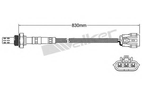 Лямбда-зонд 250-23132 WALKER PRODUCTS