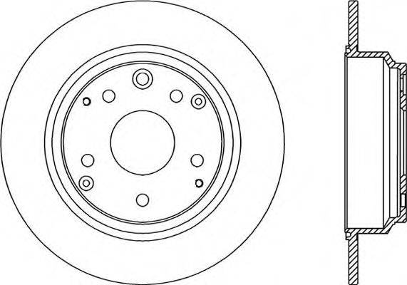 Тормозной диск BDR2188.10 OPEN PARTS