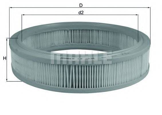 Фильтр воздушный LX 1638 KNECHT