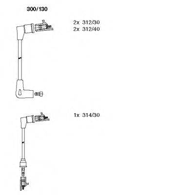 Комплект проводов зажигания 300/130 BREMI