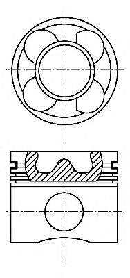 Поршень 87-114405-40 NURAL