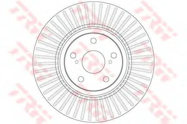 Тормозной диск DF6268 TRW