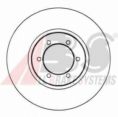 Тормозной диск 15574 A.B.S.