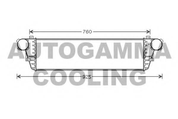 Теплообменник 104497 AUTOGAMMA