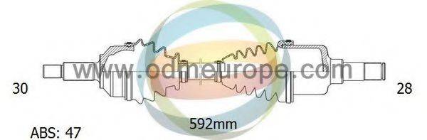 Приводной вал 18-081421 ODM-MULTIPARTS