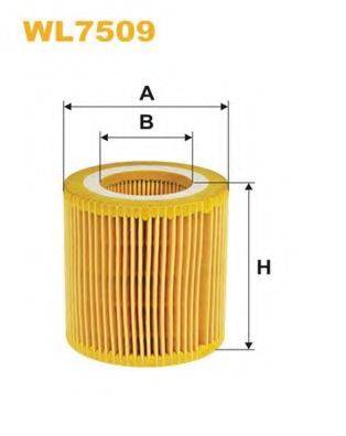 Фильтр масляный WL7509 WIX FILTERS