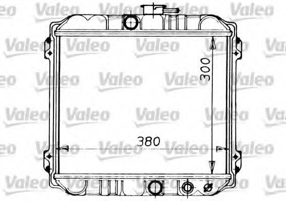 Радиатор, охлаждение двигателя 819117 VALEO