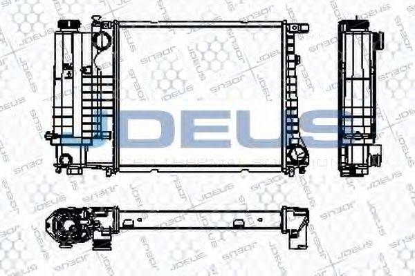 Радиатор, охлаждение двигателя RA0050590 JDEUS