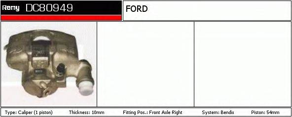 Тормозной суппорт DC80949 REMY