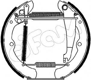 Комплект тормозных колодок 151-099 CIFAM