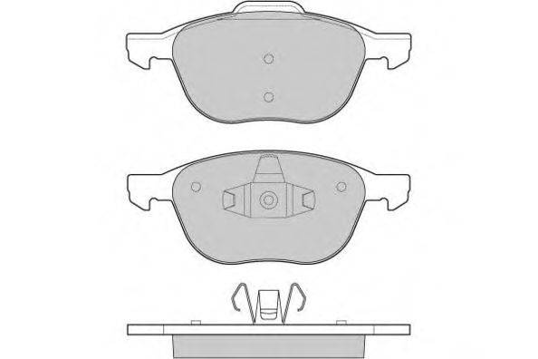 Комплект тормозных колодок, дисковый тормоз 12-1133 E.T.F.