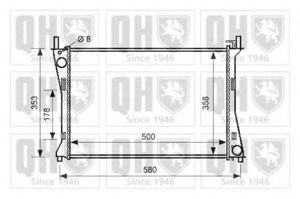 Теплообменник QER2551 QUINTON HAZELL