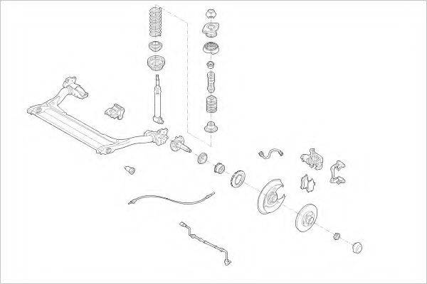 Подвеска колеса AUDI-05308-R DELPHI