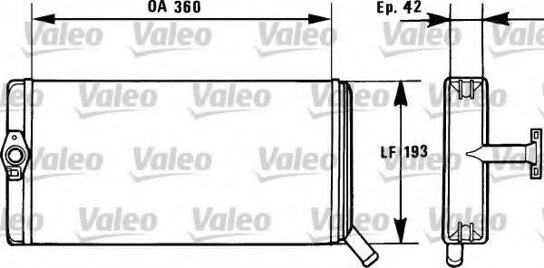 Теплообменник, отопление салона 812026 VALEO