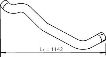 Труба выхлопного газа 47682 DINEX