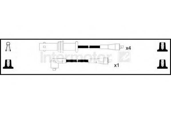 Комплект проводов зажигания 73846 STANDARD