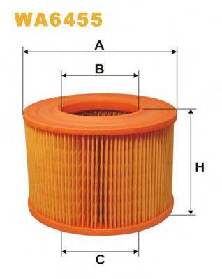 Фильтр воздушный WA6455 WIX FILTERS