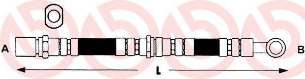 Тормозной шланг T 78 005 BREMBO