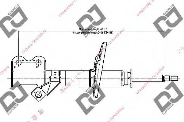 Амортизатор DS1010GS DJ PARTS