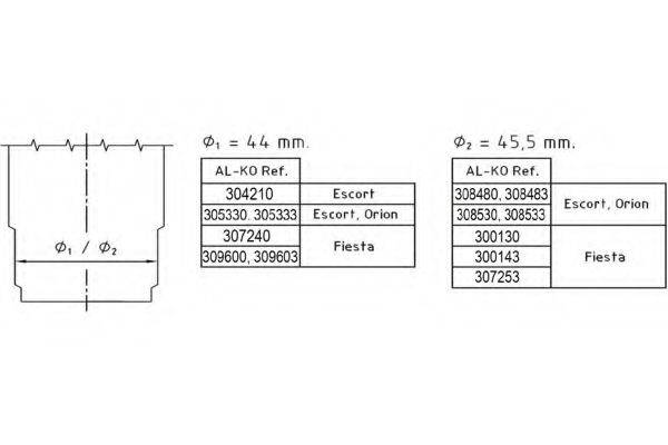 Амортизатор 300143 AL-KO