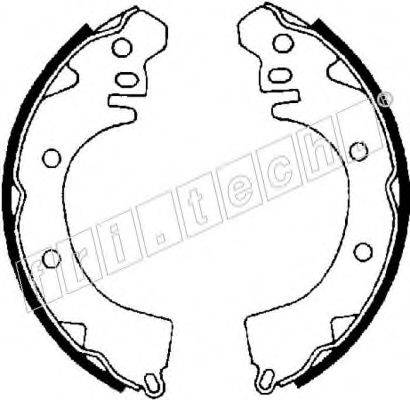 Комплект тормозных колодок 1064.155 fri.tech.