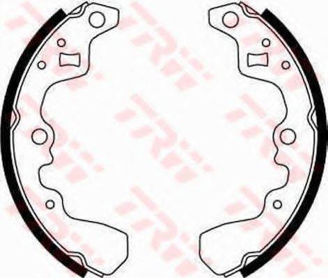 Комплект тормозных колодок GS8248 TRW