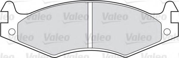 Комплект тормозных колодок 540145 VALEO