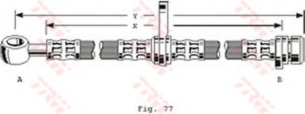 Тормозной шланг PHD152 TRW