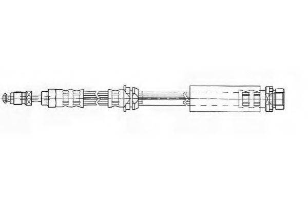 Тормозной шланг FHY2480 FERODO