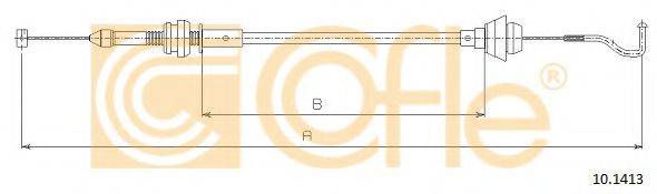 Тросик газа 10.1413 COFLE