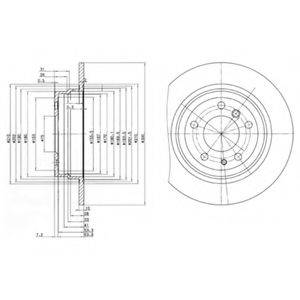 Тормозной диск 10402 LEMFORDER