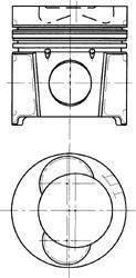 Поршень 99339600 KOLBENSCHMIDT