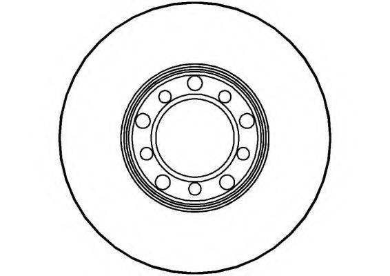 Тормозной диск NBD235 NATIONAL