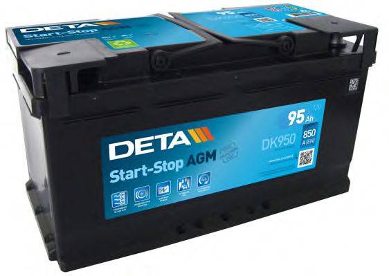 Стартерная аккумуляторная батарея DK950 DETA