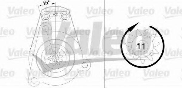 Стартер 455620 VALEO