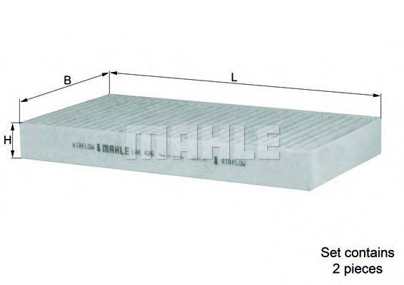 Фильтр салонный LAK 426/S KNECHT