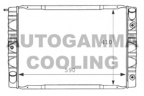 Теплообменник 101115 AUTOGAMMA