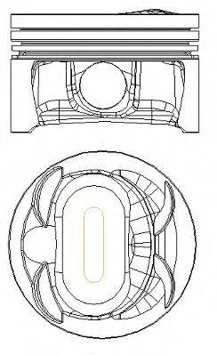 Поршень 87-433900-00 NURAL