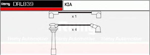 Комплект проводов зажигания DRL839 REMY