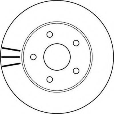 Тормозной диск 562147JC JURID