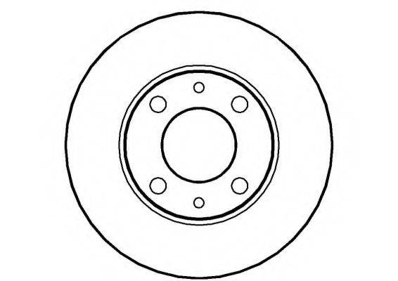 Тормозной диск NBD041 NATIONAL