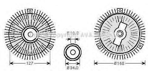 Сцепление MSC419 AVA QUALITY COOLING