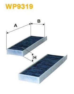 Фильтр салонный WP9319 WIX FILTERS