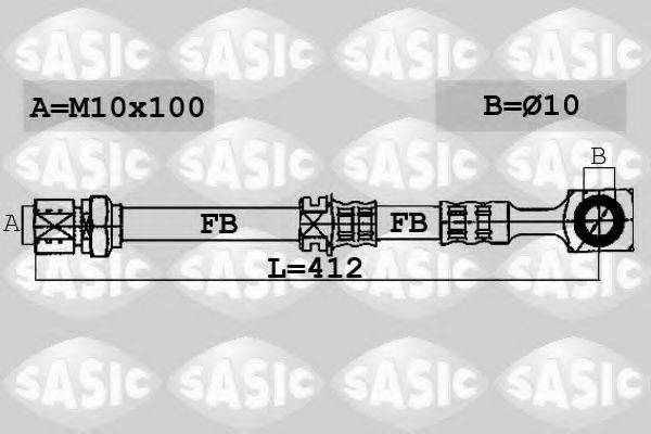 Тормозной шланг 6606043 SASIC