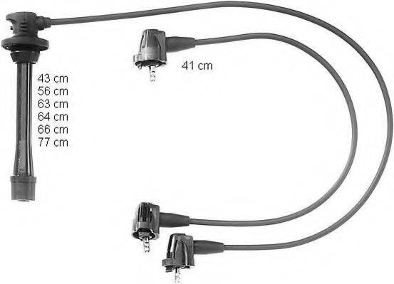 Комплект проводов зажигания ZEF919 BERU