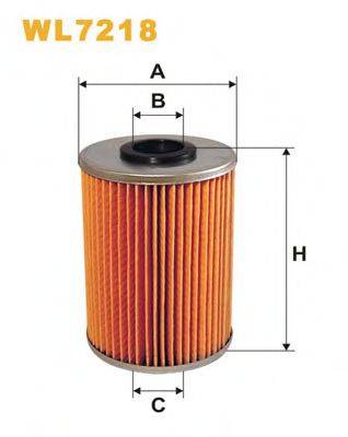 Фильтр масляный WL7218 WIX FILTERS