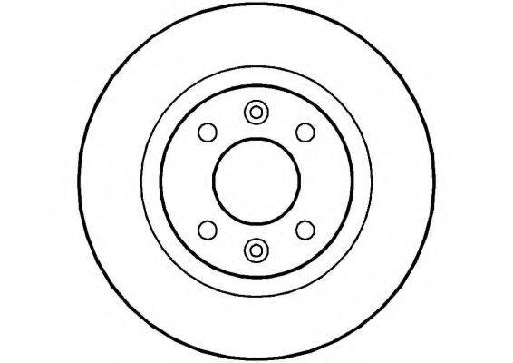 Тормозной диск NBD245 NATIONAL