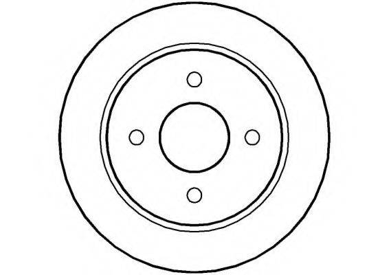 Тормозной диск NBD202 NATIONAL