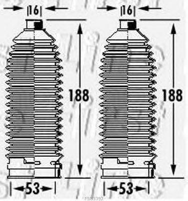 Пыльник, рулевое управление FSG3392 FIRST LINE