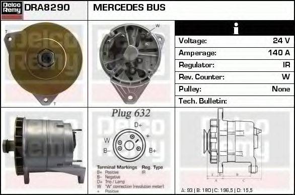 Генератор DRA8290 REMY